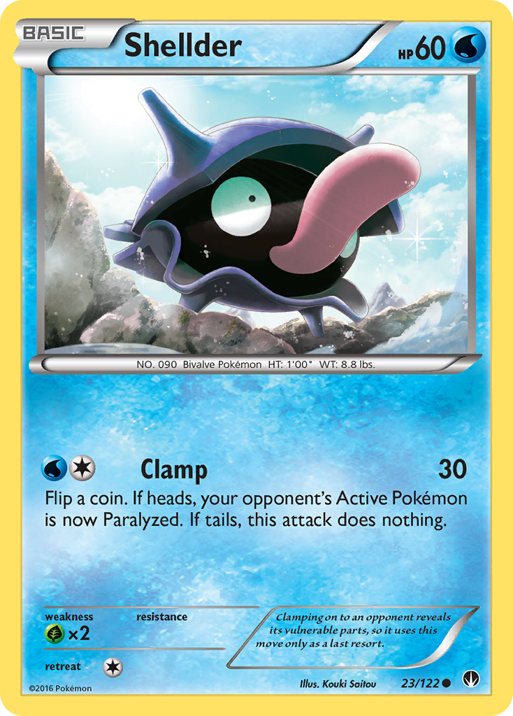 Shellder (23/122) [XY: BREAKpoint] | Rock City Comics