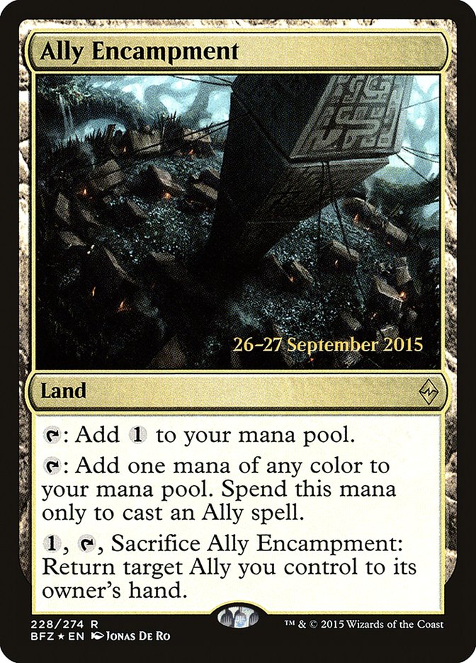 Ally Encampment  [Battle for Zendikar Prerelease Promos] | Rock City Comics