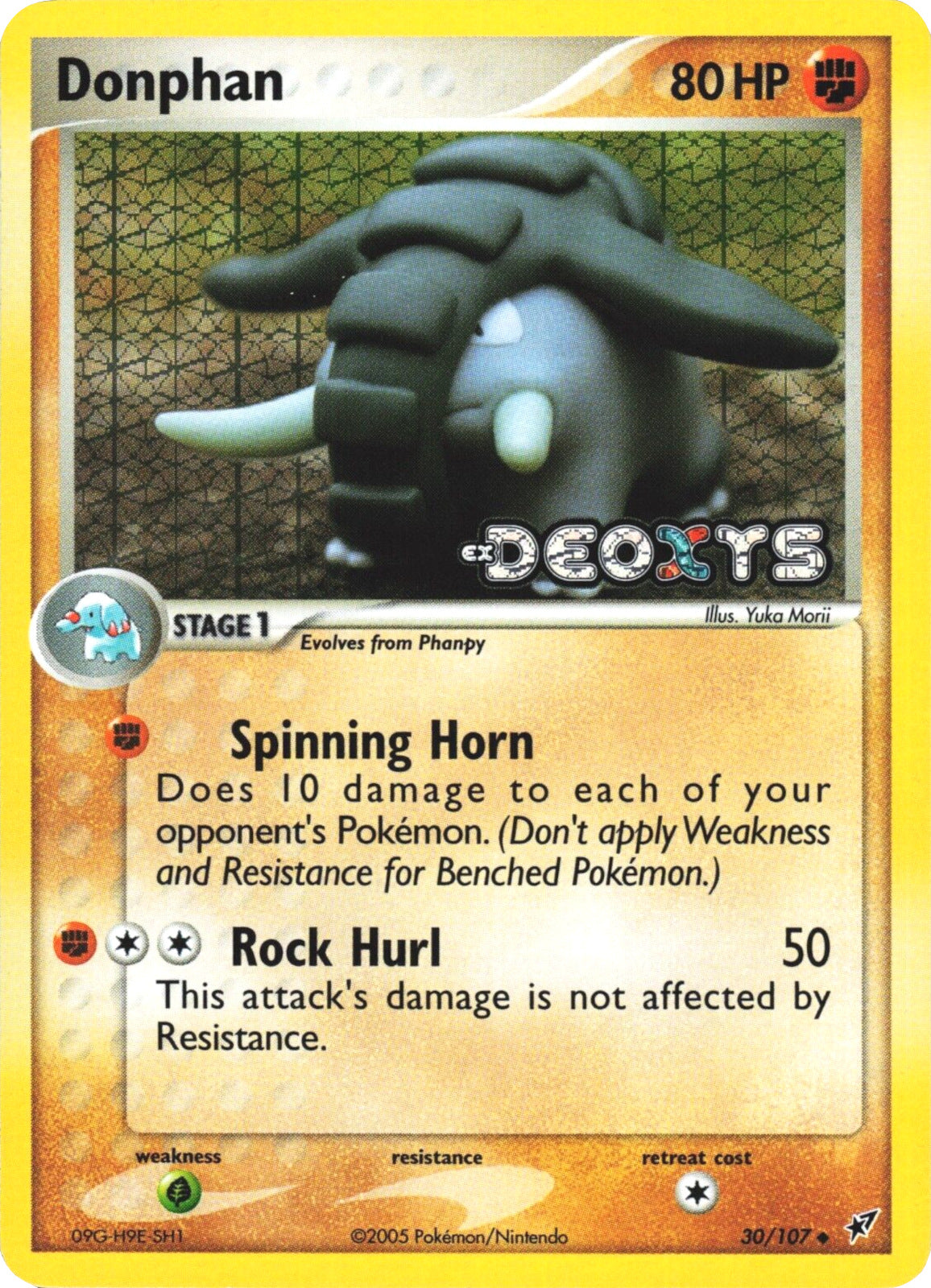 Donphan (30/107) (Stamped) [EX: Deoxys] | Rock City Comics