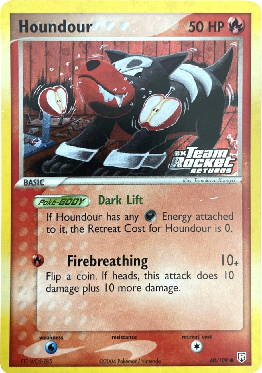 Houndour (60/109) (Stamped) [EX: Team Rocket Returns] | Rock City Comics