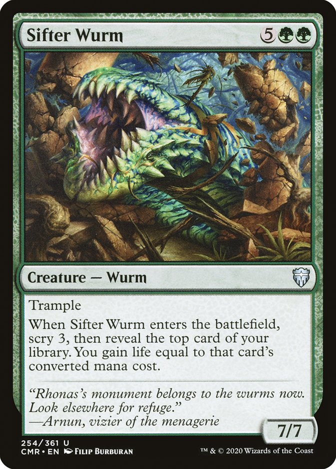 Sifter Wurm [Commander Legends] | Rock City Comics