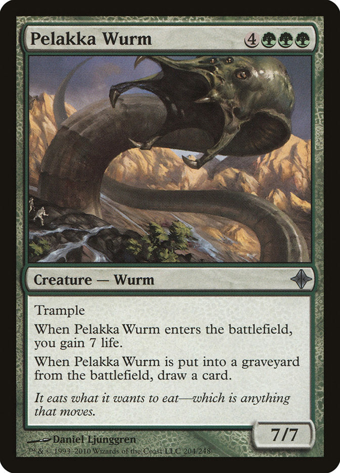 Pelakka Wurm [Rise of the Eldrazi] | Rock City Comics