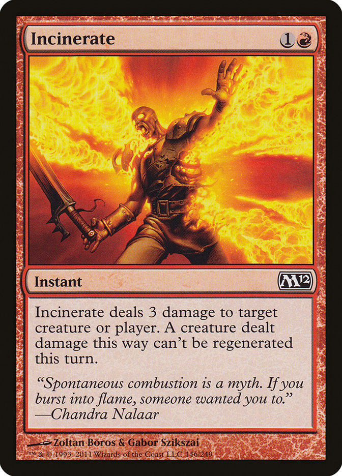 Incinerate [Magic 2012] | Rock City Comics