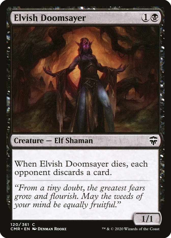 Elvish Doomsayer [Commander Legends] | Rock City Comics