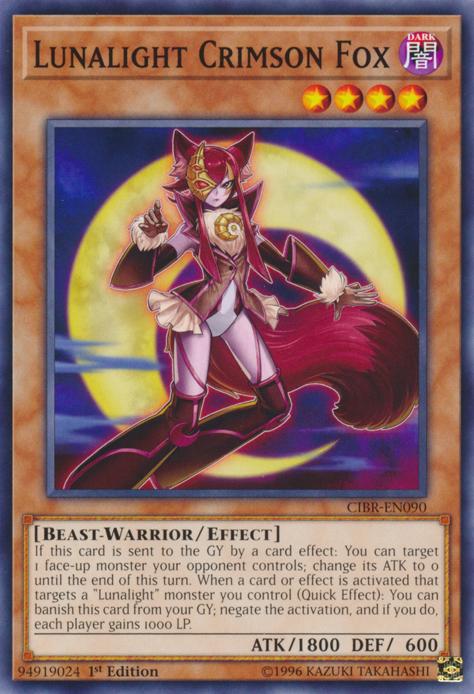 Lunalight Crimson Fox [CIBR-EN090] Common | Rock City Comics