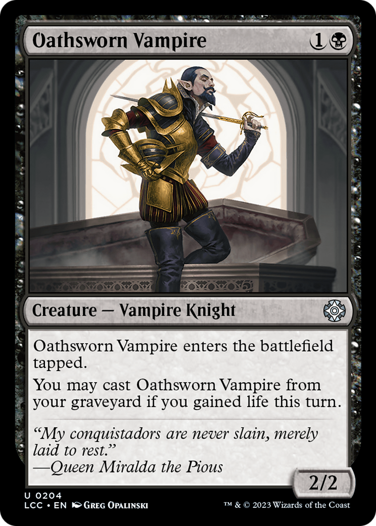 Oathsworn Vampire [The Lost Caverns of Ixalan Commander] | Rock City Comics