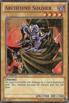 Archfiend Soldier [BP01-EN112] Starfoil Rare | Rock City Comics