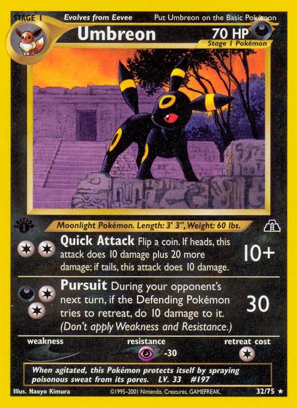 Umbreon (32/75) [Neo Discovery 1st Edition] | Rock City Comics