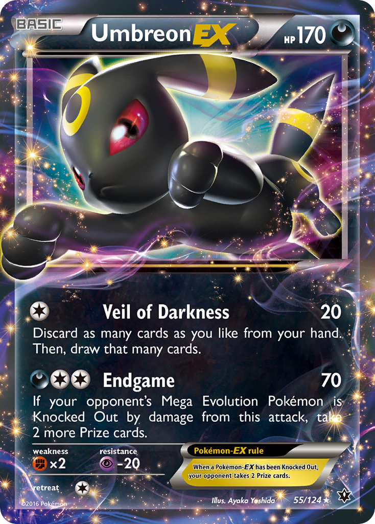 Umbreon EX (55/124) [XY: Fates Collide] | Rock City Comics