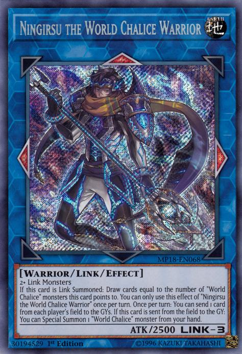 Ningirsu the World Chalice Warrior [MP18-EN068] Secret Rare | Rock City Comics