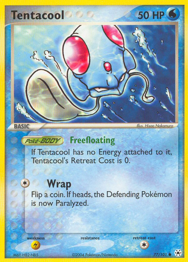 Tentacool (77/101) [EX: Hidden Legends] | Rock City Comics