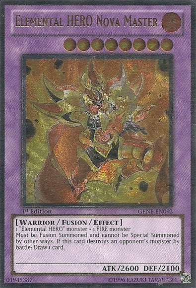 Elemental Hero Nova Master [GENF-EN093] Ultimate Rare | Rock City Comics