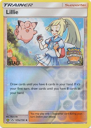 Lillie (125a/156) (Regional Promo Staff) [Sun & Moon: Ultra Prism] | Rock City Comics