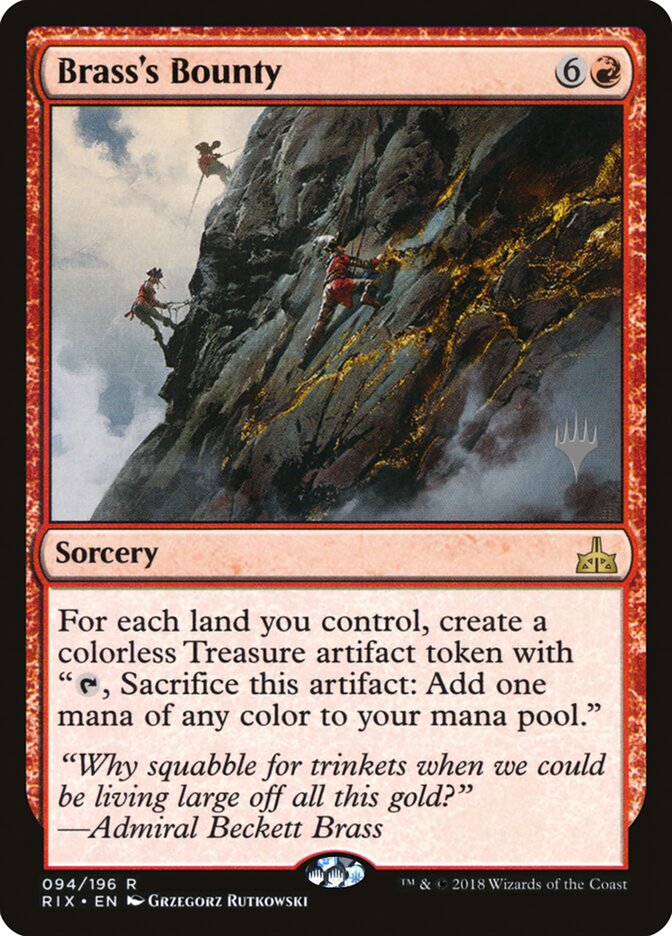 Brass's Bounty (Promo Pack) [Rivals of Ixalan Promos] | Rock City Comics