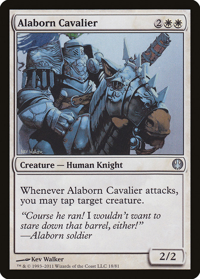 Alaborn Cavalier [Duel Decks: Knights vs. Dragons] | Rock City Comics