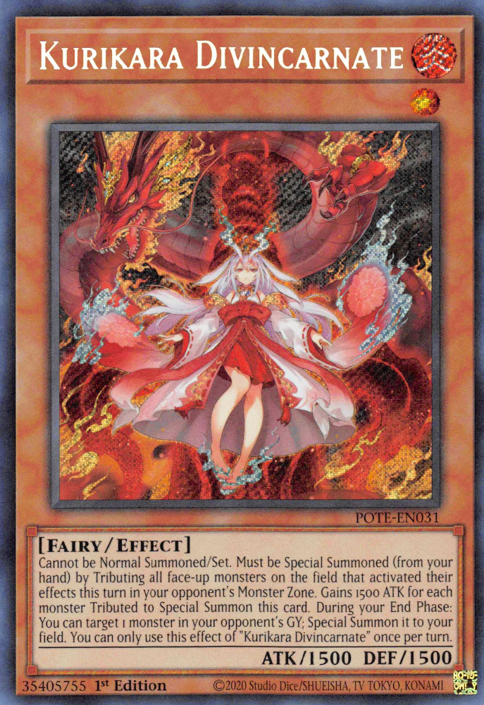 Kurikara Divincarnate [POTE-EN031] Secret Rare | Rock City Comics