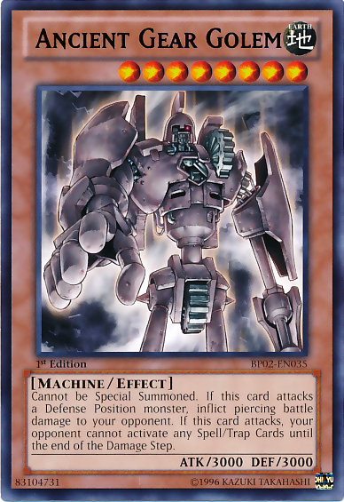 Ancient Gear Golem [BP02-EN035] Mosaic Rare | Rock City Comics