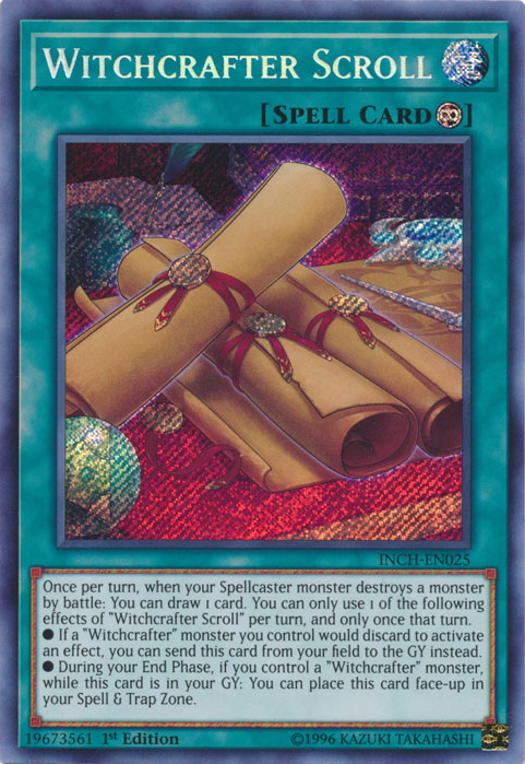 Witchcrafter Scroll [INCH-EN025] Secret Rare | Rock City Comics