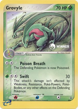 Grovyle (004) (Jumbo Card) [Nintendo: Black Star Promos] | Rock City Comics