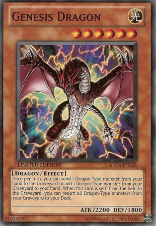 Genesis Dragon [GLD4-EN028] Common | Rock City Comics