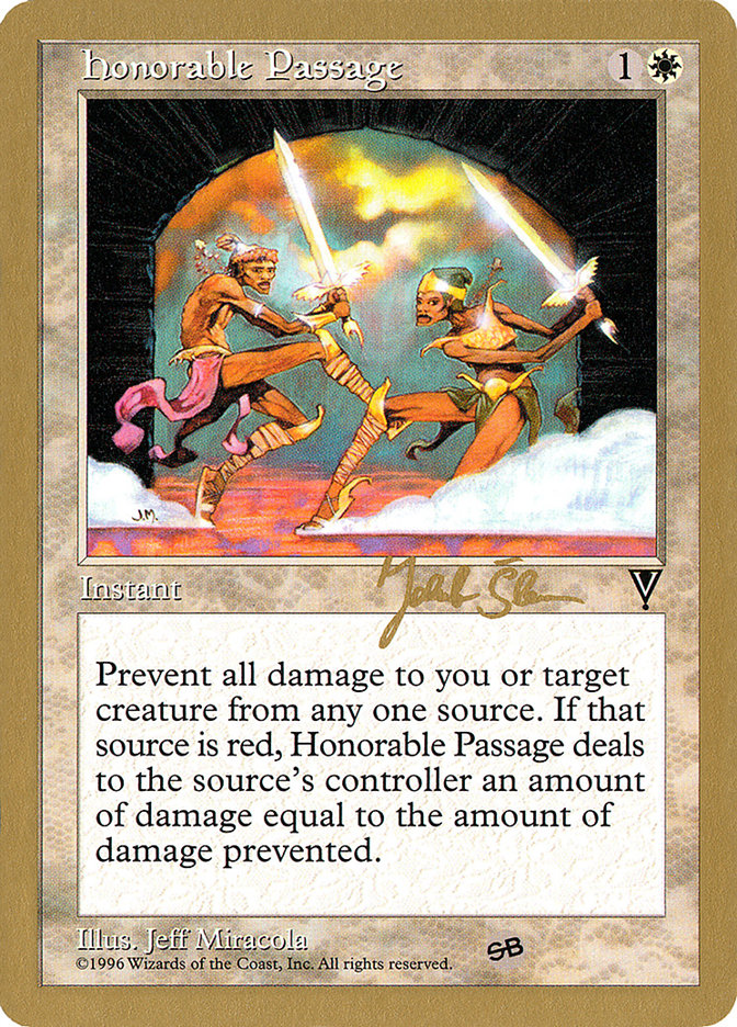 Honorable Passage (Jakub Slemr) (SB) [World Championship Decks 1997] | Rock City Comics