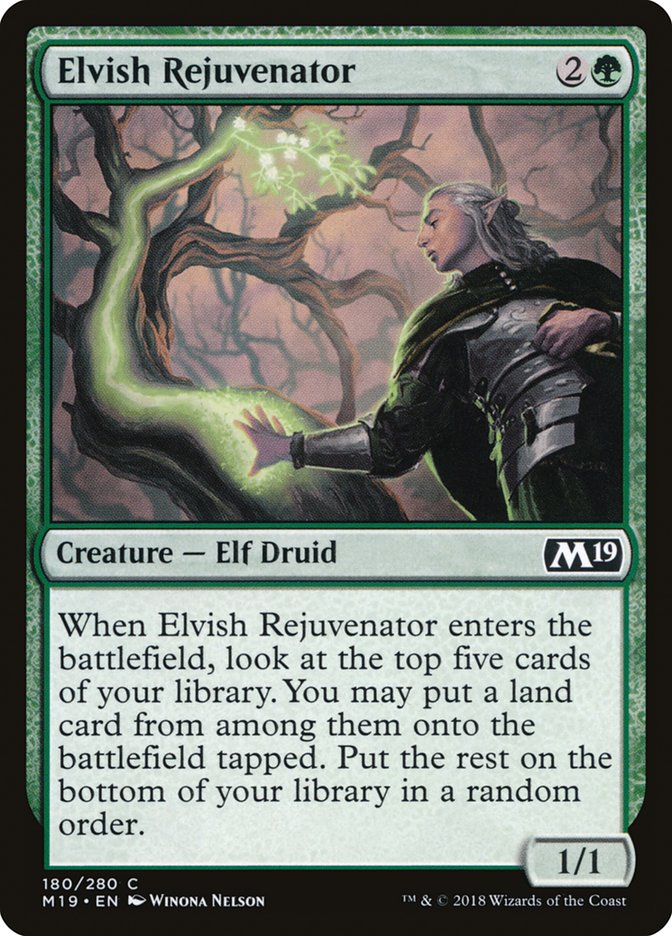 Elvish Rejuvenator [Core Set 2019] | Rock City Comics