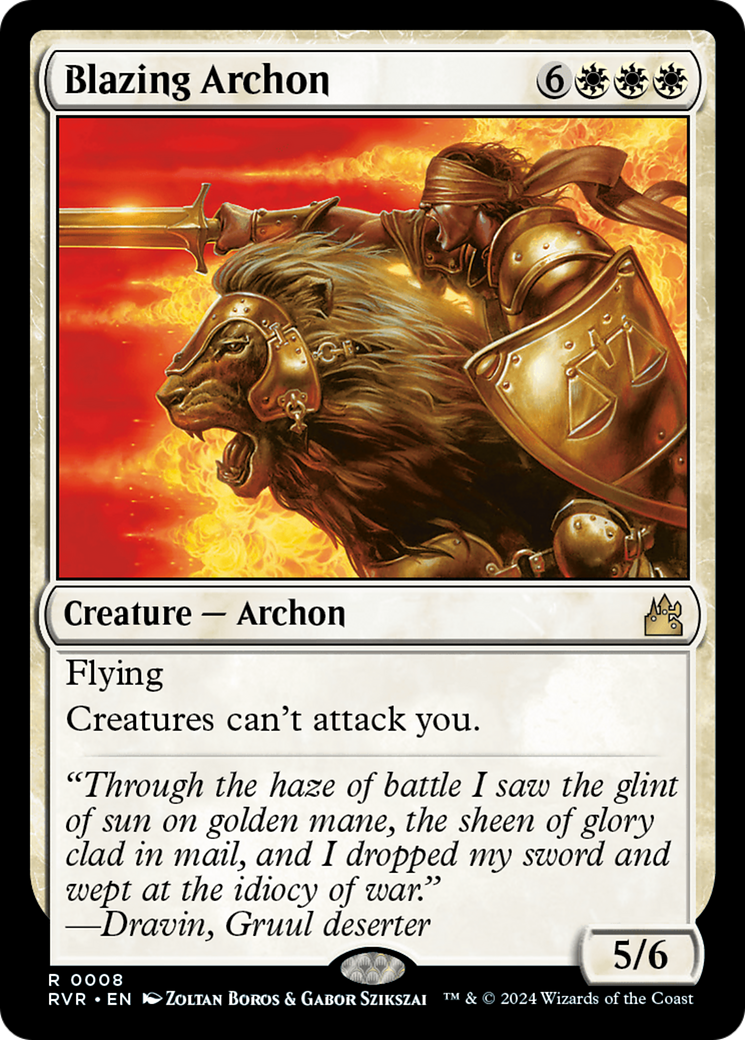 Blazing Archon [Ravnica Remastered] | Rock City Comics