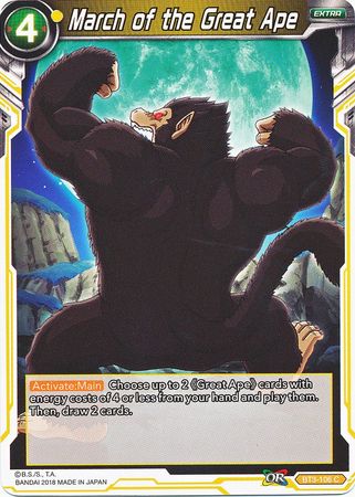 March of the Great Ape [BT3-106] | Rock City Comics