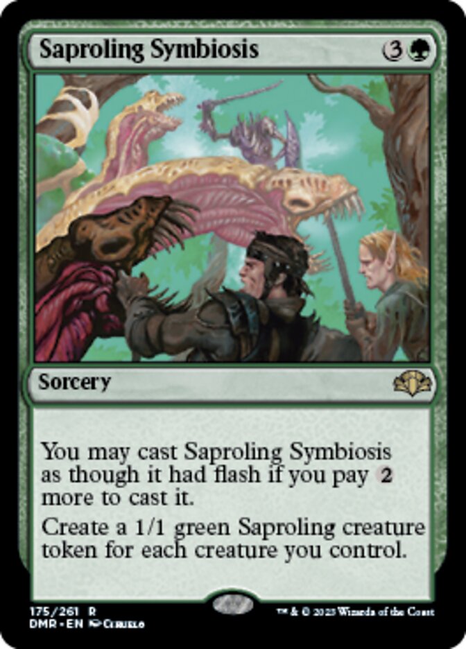 Saproling Symbiosis [Dominaria Remastered] | Rock City Comics