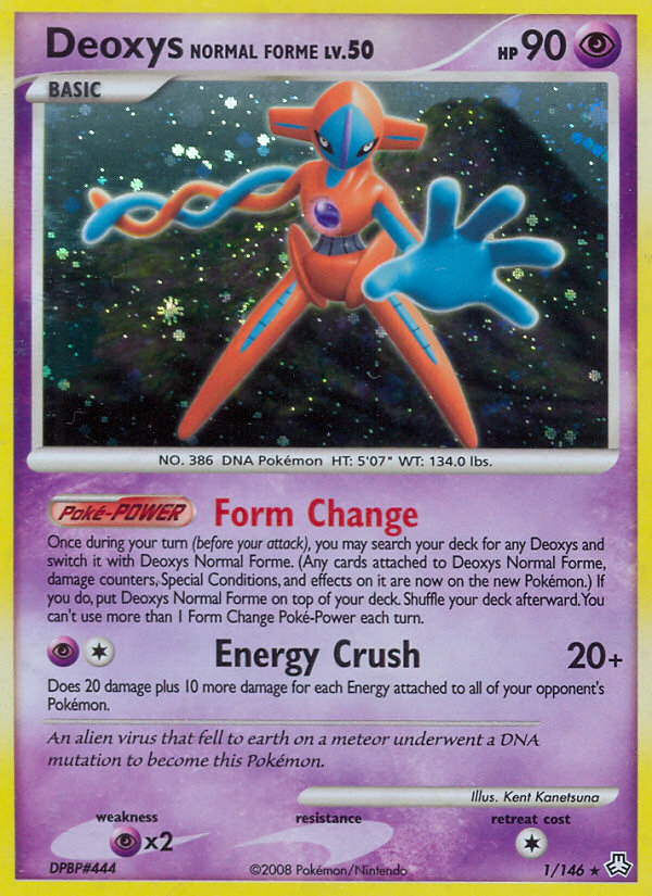 Deoxys Normal Forme (1/146) [Diamond & Pearl: Legends Awakened] | Rock City Comics