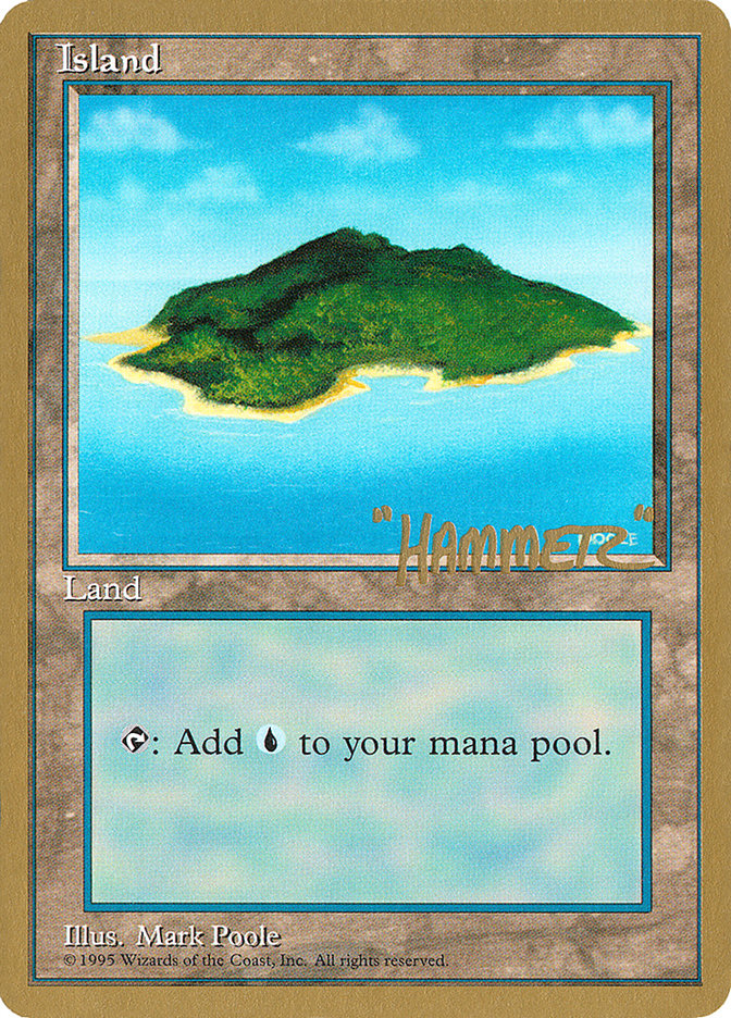 Island (shr367) (Shawn "Hammer" Regnier) [Pro Tour Collector Set] | Rock City Comics