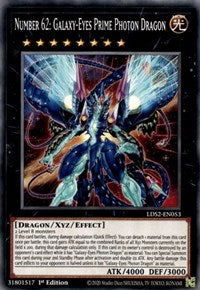 Number 62: Galaxy-Eyes Prime Photon Dragon [LDS2-EN053] Common | Rock City Comics