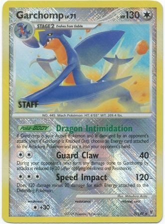 Garchomp (5/147) (Championship Promo Staff) [Platinum: Supreme Victors] | Rock City Comics