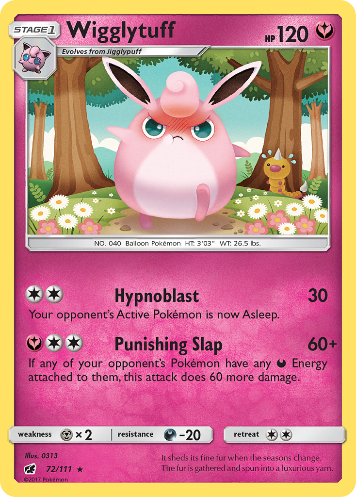 Wigglytuff (72/111) [Sun & Moon: Crimson Invasion] | Rock City Comics