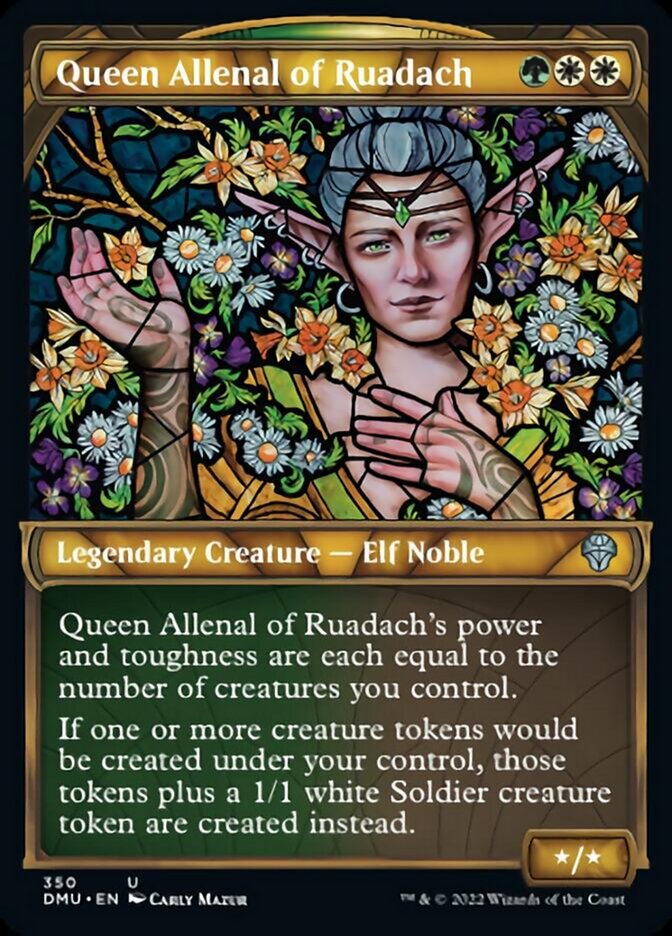 Queen Allenal of Ruadach (Showcase Textured) [Dominaria United] | Rock City Comics