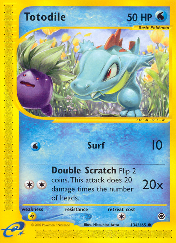 Totodile (134/165) [Expedition: Base Set] | Rock City Comics