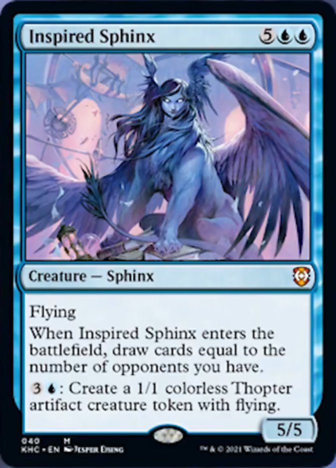 Inspired Sphinx [Kaldheim Commander] | Rock City Comics