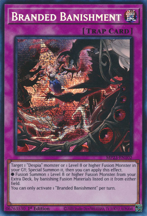 Branded Banishment [MP23-EN102] Prismatic Secret Rare | Rock City Comics