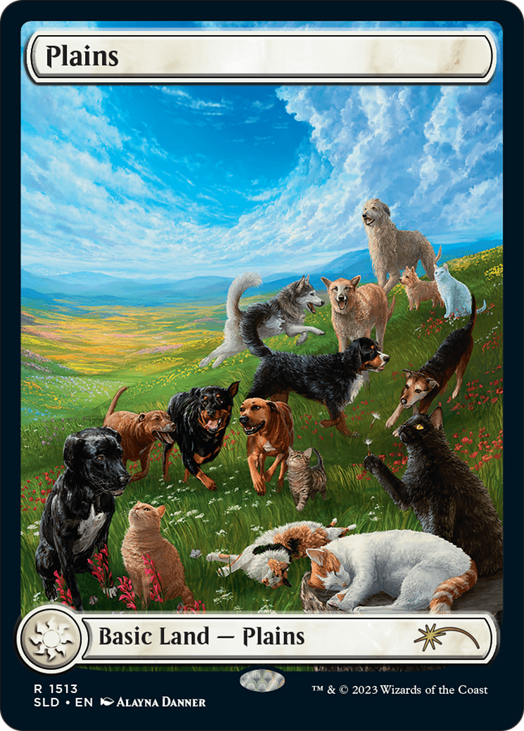 Plains (1513) [Secret Lair Commander Deck: Raining Cats and Dogs] | Rock City Comics