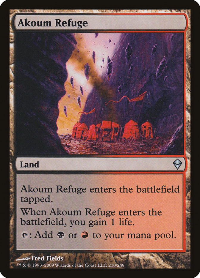 Akoum Refuge [Zendikar] | Rock City Comics