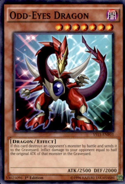 Odd-Eyes Dragon [YS15-ENF03] Shatterfoil Rare | Rock City Comics