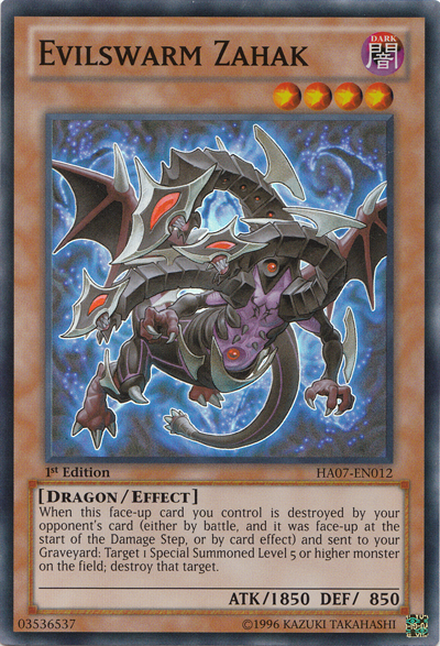 Evilswarm Zahak [HA07-EN012] Super Rare | Rock City Comics