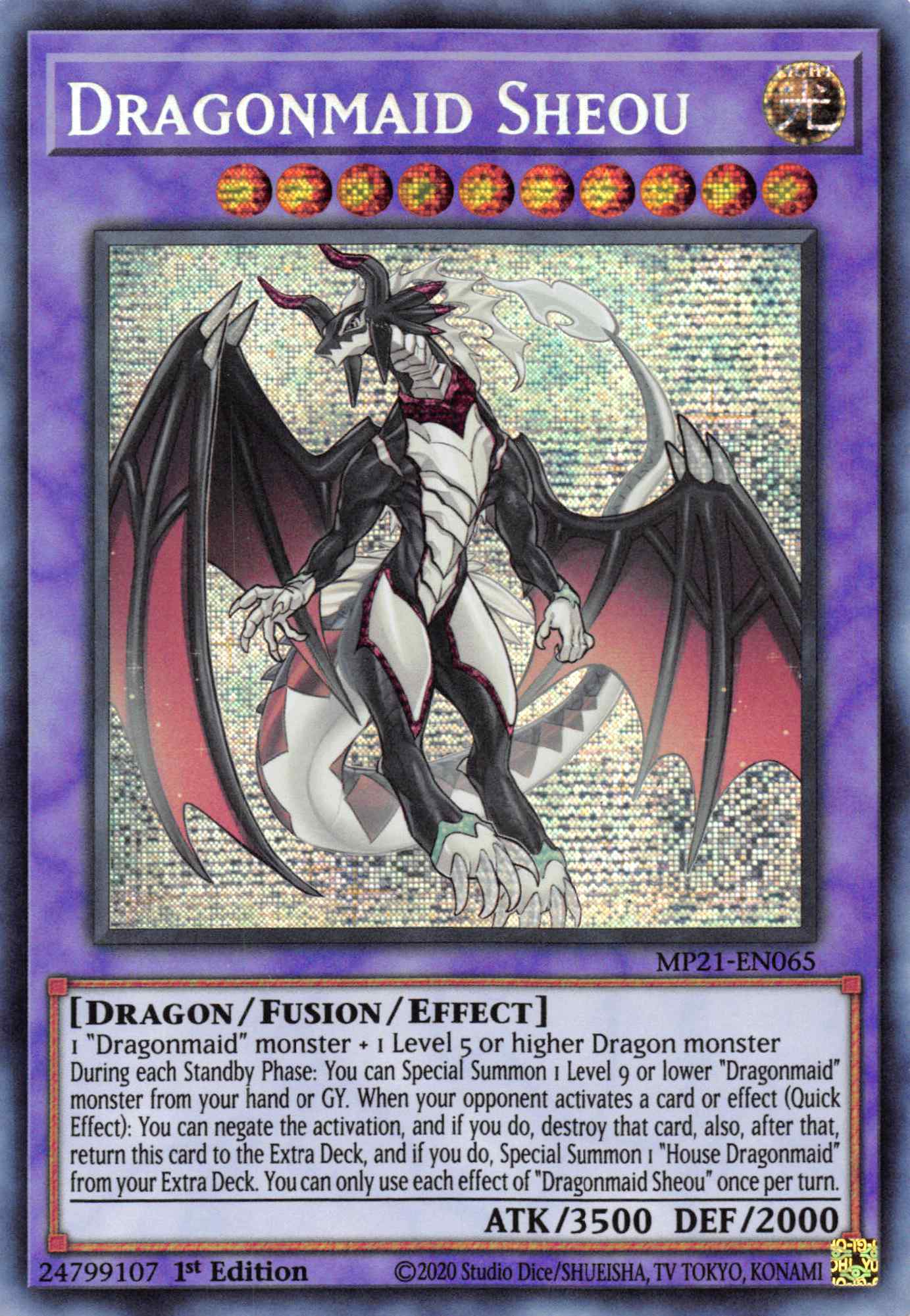 Dragonmaid Sheou [MP21-EN065] Prismatic Secret Rare | Rock City Comics