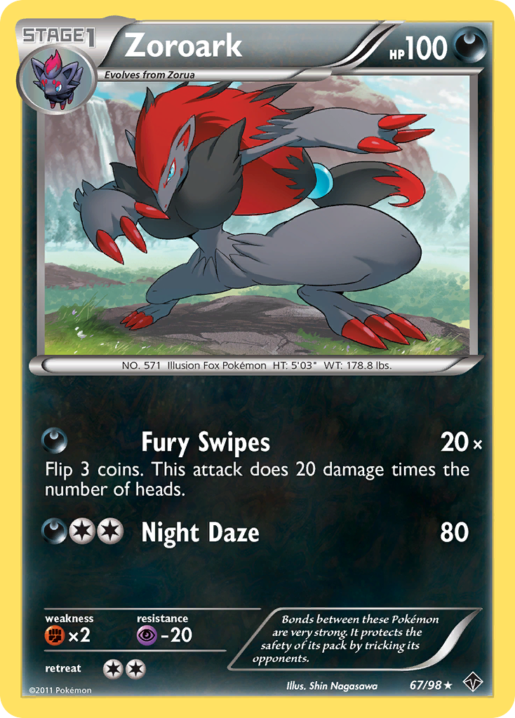 Zoroark (67/98) [Black & White: Emerging Powers] | Rock City Comics