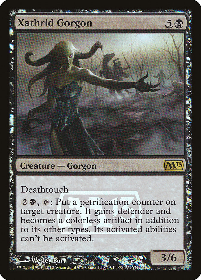 Xathrid Gorgon [Magic 2013 Prerelease Promos] | Rock City Comics