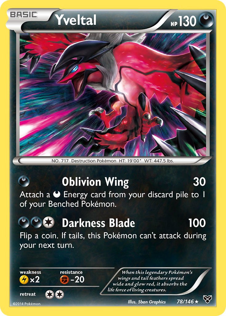 Yveltal (78/146) (Theme Deck Exclusive) [XY: Base Set] | Rock City Comics