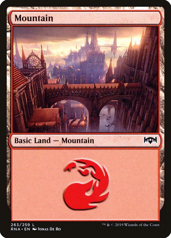 Mountain (263) [Ravnica Allegiance] | Rock City Comics
