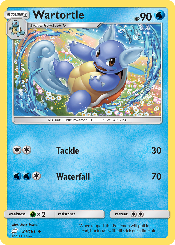 Wartortle (24/181) [Sun & Moon: Team Up] | Rock City Comics