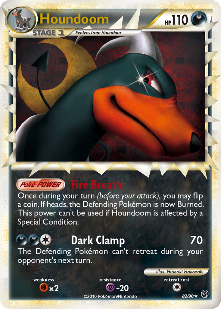 Houndoom (82/90) [HeartGold & SoulSilver: Undaunted] | Rock City Comics