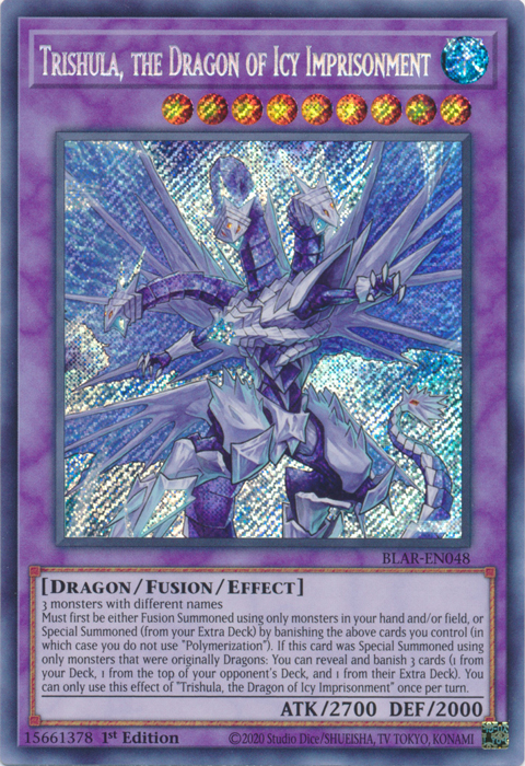 Trishula, the Dragon of Icy Imprisonment [BLAR-EN048] Secret Rare | Rock City Comics